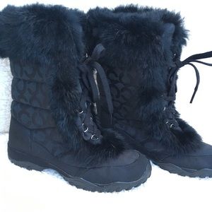 Coach winter boots